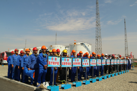中衛(wèi)工業(yè)園區(qū)2021年?；飞a(chǎn)安全暨突發(fā)環(huán)境事故應(yīng)急救援預(yù)案演練在寧夏華御舉行