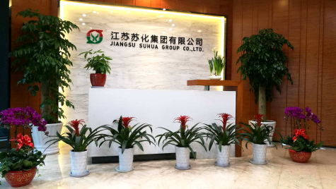 掛燈籠，貼春聯(lián)  蘇化科技園內(nèi)年味濃
