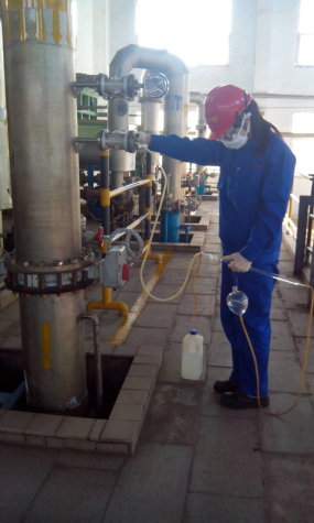 寧夏華御質量監(jiān)測部配合做好電解槽的全分析工作